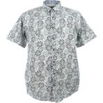 Castelli Erkek Büyük Beden Battal Boy Likralı Kısa Kol Gömlek - 2XL - Füme