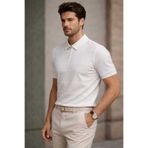 Castello ERKEK FERMUARLI POLO YAKA KISA KOLLU TRİKO T-Shirt