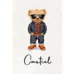 Castiel: Cahier personnalisé avec prénom Castiel | Cadeau d'anniversaire pour enfant, garçon, homme, copain ... | Nounours | 110 pages lignée, Petit Format 6x9 pouces (15,24 x 22,86 cm)