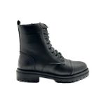 Castle Black 3757-1 Siyah Hakiki Deri Kadın Bot