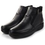 Castle Black 42646 Deri Ortopedik Taban Anne Bot - Siyah