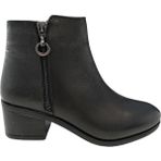Castle Black 87504-1 Sıyah Kadın Deri Bot - Siyah