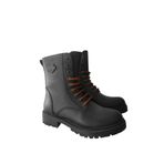 Castle Black 90006-1 Siyah Hakikki Deri Kadın Bot