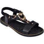Castle Black Comfort Kadın Sandalet CB-35307 Siyah