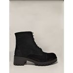 Castle Black Yldz-2670-2 Siyah Deri Kadın Bot Siyah