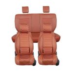 Castor Oto Opel Astra H Hb Uyumlu Lüx Deri Oto Koltuk Kılıfı Ön Arka Takım Kemer Serisi Tarçın - Universal