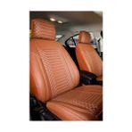 Castor Otomotiv Castor Peugeot 307 Lüx Full Deri Oto Koltuk Kılıfı Ön Arka Takım (Exclusive) Tarçın