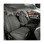 Castor Otomotiv Castor Toyota Corolla Yeni Lüx Full Deri Oto Koltuk Kılıfı Ön Arka Takım (Giydirme Tip) Füme