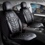 Castor Otomotiv Geely Familia Uyumlu Deri Oto Koltuk Kılıfı 5 Li Set Classy Serisi Siyah Renk