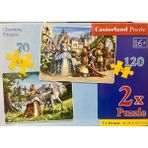 Castorland 70+120 Parça Prenses Çocuk Puzzle