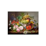 Castorland Still Life with Flowers and Fruit Basket 2000 Parça Puzzle