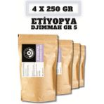 Castro Etiyopya Djimmah Gr5 Kahve 1000 Gr. (4X250 Gr) - Çekirdek (Öğütülmemiş) - 1 kg