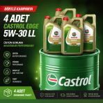 Castrol Edge 5W-30 Ll 5 Lt Motor Yağı -4'Lü Kampanya