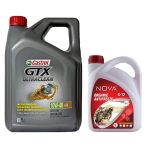 Castrol GTX 10W-40 A3/B4 4 lt Kırmızı Antifiiz 3 lt Motor Yağı