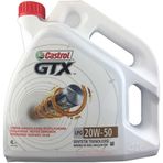 Castrol GTX 20W-50 LPG 4 Lt Benzinli ve Dizel Araçlar İçin Motor Yağı