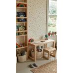 Casual Çocuk Masa Ve Taburesi Naturel Ağaç 80 Cm