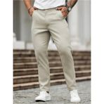 Casual Regular Fit Erkek Chıno Pantolon - Krem - 38