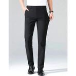 Casual Regular Fit Erkek Chıno Pantolon - Siyah - 30