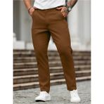 Casual Regular Fit Erkek Chıno Pantolon - Taba - 36