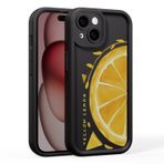 CasurvivePro Xiaomi Redmi Note13PRO 4G/Poco M6 PRO 4G için limon meyveli cep telefonu kılıfı, sade ve modaya uygun kadın cep telefonu kılıfı, düşmeye karşı dayanıklı cep telefonu kılıfı, siyah