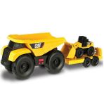 Cat 34760 Sesli ve Işıklı Mini Römork ve Araç Seti