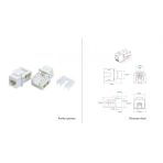 Cat. 6 Rj45 90 Derece Keystone Konnektör