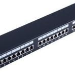 Cat 6a 19" 1u Patch Panel, 500 Mhz, Siyah, 24 Port