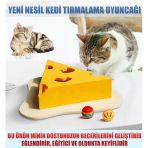 Cat Butler Eğlenceli Kedi Oyuncağı - Peynir Dilimi Tasarım, Geliştirici Zeka Oyunu