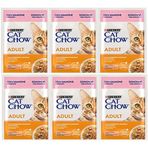 Cat Chow 6x85 gr Somonlu Yetişkin Kedi Konserve Maması