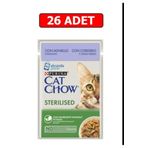 Cat Chow Purina Cat Chow Kuzulu Kısırlaştırılmış Kedi Konserve Maması 85 Gr*26 Adet