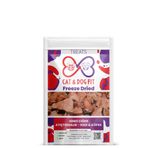 CAT & DOG FIT Freeze-Dried Hindi Ciğer Kedi Atıştırmalık Mama%100 Doğal Katkısız Ödül Maması (3 Paket)