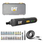 Cat Dx1110 3.6Volt/1.5Ah. Li-İon Akıllı Şarjlı Tornavida + 26 Adet Bits Uç