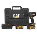 Cat DX12.2 18 V 4.0 Ah Li-Ion Çift Akülü Kömürsüz Profesyonel Şarjlı Darbeli Matkap