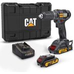 Cat DX145.1 18 Volt 2.0 Ah Li-Ion Çift Akülü Profesyonel Şarjlı Matkap