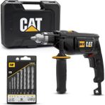 CAT DX17.1 750 Watt 13 MM Profesyonel Darbeli Matkap + 8 Parça Aksesuar