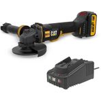 Cat DX31BC 18 Volt 2.0 Ah Li-Ion 115 mm Tek Akülü Kömürsüz Profesyonel Avuç Taşlama Makinesi