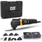 Cat DX49.1 350WATT Profesyonel Çok Amaçlı Devir Ayarlı Kesme Raspalama ve Zımpara + 14 Adet Aksesuar - Siyah