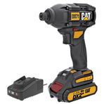 Cat DX71BC 18 Volt 2.0 Ah Li-Ion Tek Akülü Kömürsüz Profesyonel Şarjlı Darbeli Tornavida