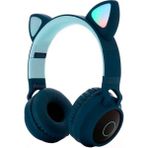 Cat Ear LED Işıklı Katlanabilir Bluetooth Kulaklık