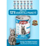 Cat food energy Ton Balıklı Yetişkin Yaş Kedi Maması 400 G - 12 Adet - Ton Balığı