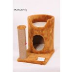 Cat Hause S04 Kahve 47 cm Oval Yuvalı Kedi Tırmalama