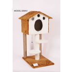 Cat Hause S06 Kahve 98 cm Merdivenli Kulübe Kedi Tırmalama