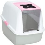 Cat İt Kapalı Kedi Tuvalet Kabini Pembe