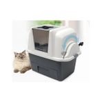 Cat İt Smart Sift Otomatik Kedi Tuvalet Kabı Gri Beyaz Koku Filtresi ve Ergonomik Yapı ile 66X48X63 - 65 x 45 cm