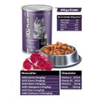 Cat Plus Sos İçinde Et Parçacıklı Dana Etli 12x400 gr Yetişkin Kedi Konserve Yaş Mama