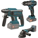 Cat Power 4130 3 Makina 20 v Aküsüz Akülü Makina Seti Vidalama Kırıcı Delici Taşlama