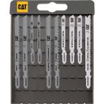 CAT Profesyonel Dekupaj Testere Ucu 10 Parça Metal/Ahşap Hassas/Kaba Kesim Kaliteli Aksesuar
