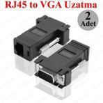 Cat5 Cat/6 VGA Extender Ethernet Kablo VGA Uzatma Adaptörü