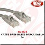 Cat5E Pres BAskı Parça Kablo 5M