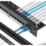 CAT6 UTP 24 Port Patch Panel | Tam Modüler | 19" Rack Uyumlu | Network Dağıtım Paneli